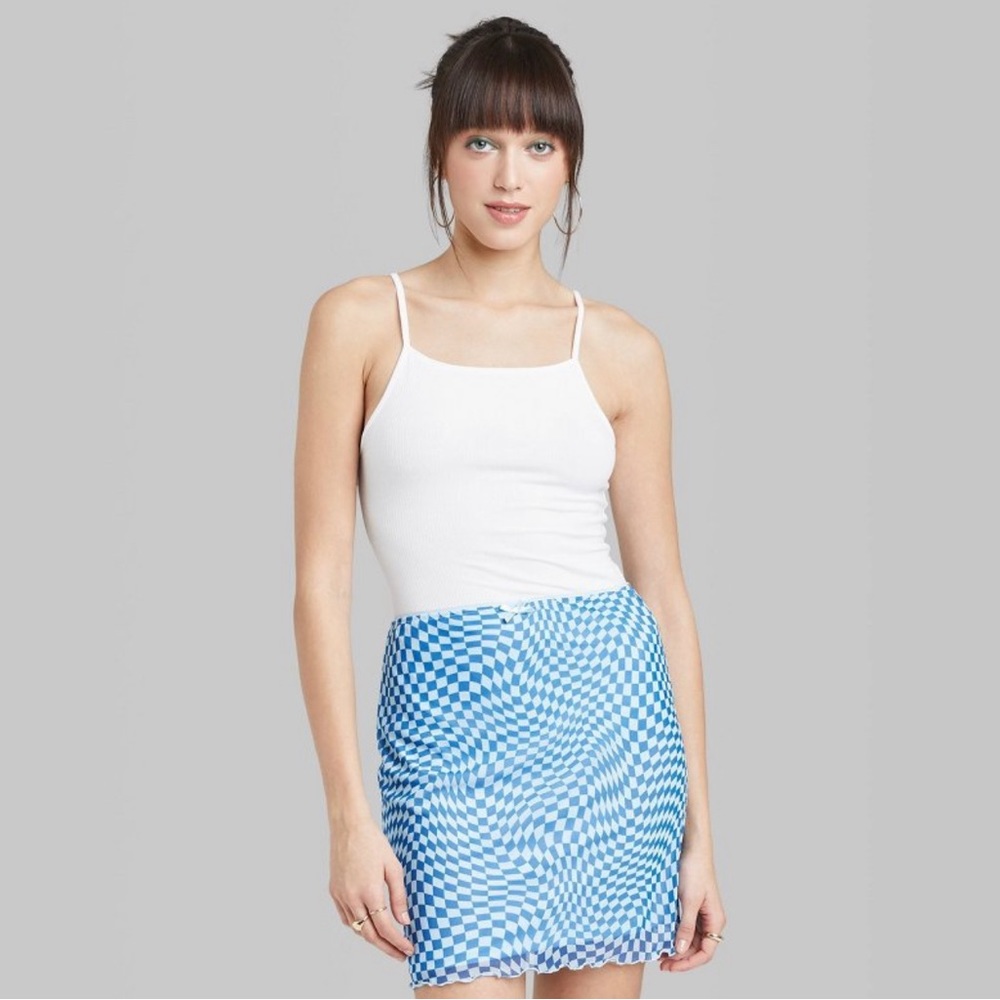 Women's Spaghetti Strap Bodysuit - Wild Fable™ White tank top NWT Target